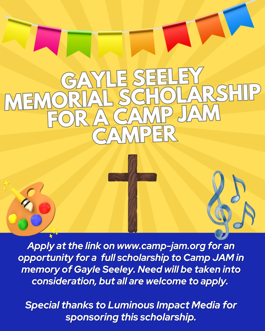 Gayle Seeley Memorial Scholarship graphic